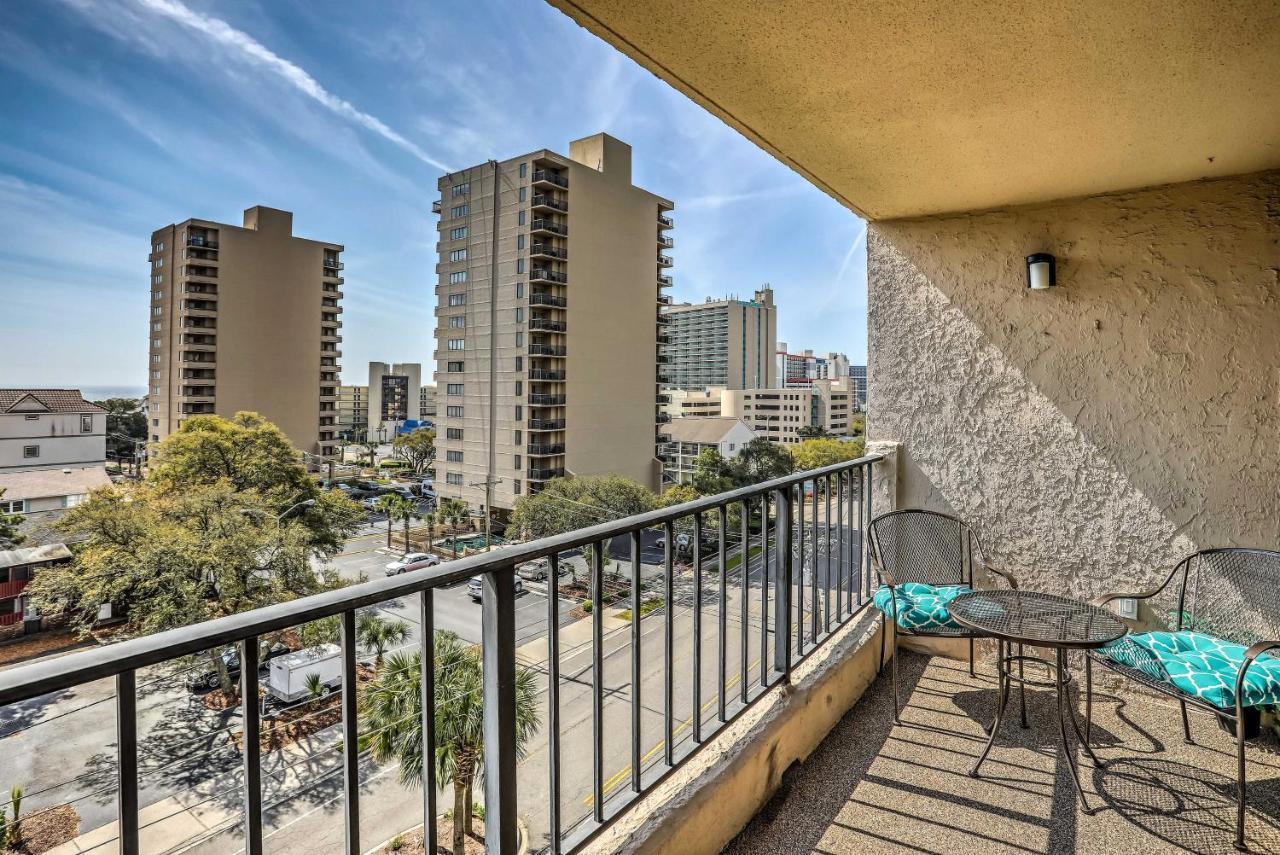 Myrtle Beach Condo, 1 Block To Ocean Shore! Екстер'єр фото
